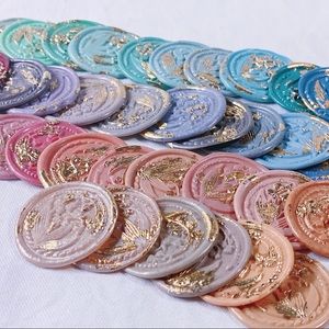 Assortment of wax seal (tape at back)